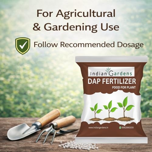 Image of Indian Gardens - Bio DAP Fertilizer for All Purpose Home Plants & Gardening Purpose 100% Water Soluble Fertilizer - 4500 Grams