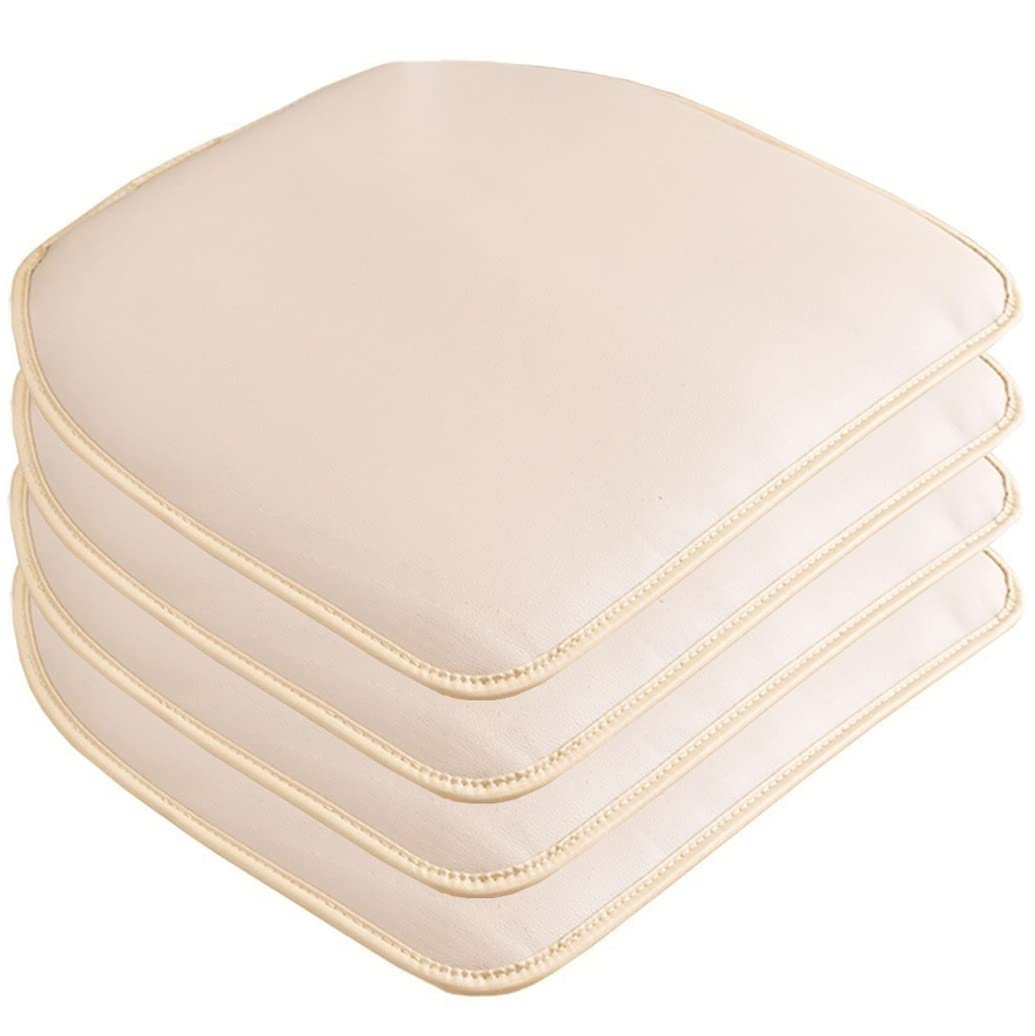 Coussin de chaise de cuisine haut de gamme en cuir lavable 43x40 cm