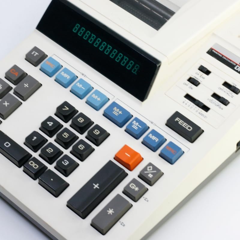 BVC-DR-8220 Calculadora Impresora de Sobremesa 12 Dígitos Led Verde
