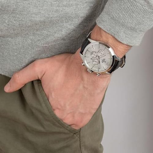 Festina Mens Stainless Steel Chronograph Watch With Leather Strap F20542/1 - 5