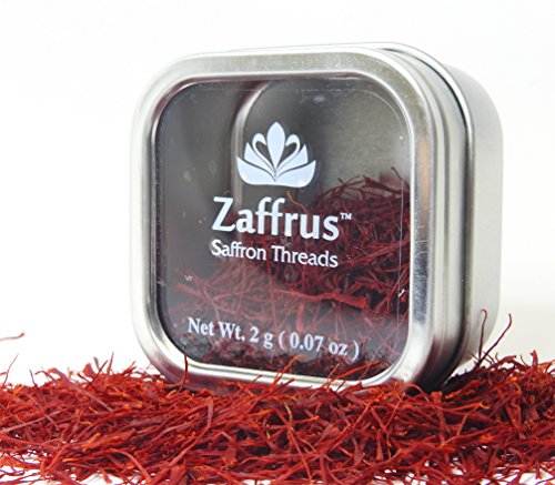 Zaffrus - Premium All Red Large Saffron Threads (2 gram/.07 oz)