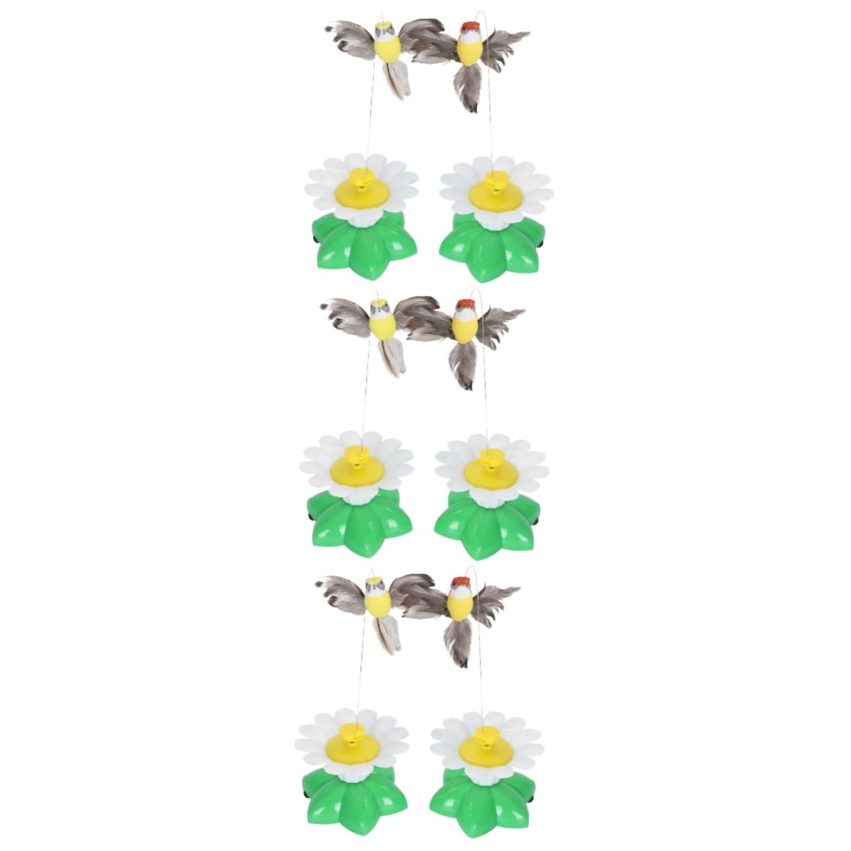 Amosfun 3 Sätze Soaring Bird Katzenspielzeug Interaktives Katzenspielzeug Für Kätzchen Haustier Neckspielzeug Elektronisches Katzenspielzeug 2 Stück * 3
