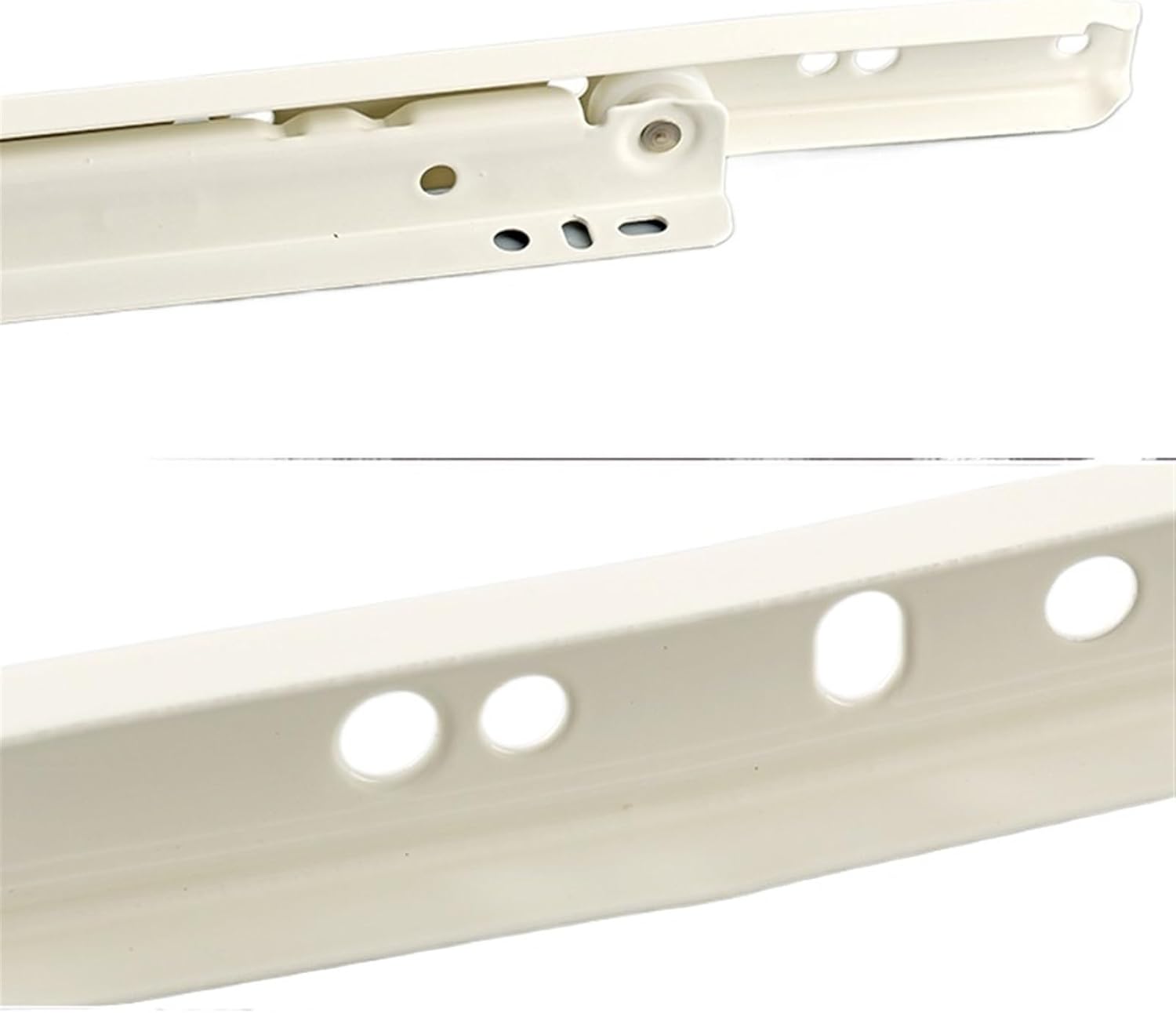 Drawer Track Slides Two Cabinet Rails Thickening Computer Table Chute Clothing Cabinets Keyboard Roller Pulley Furniture(20inch(50cm))