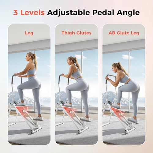 Image of Steppers for Exercise at Home, 2.0 Step Machine 3-Level Adjustable Resistance, Stair Climber for Full Body Workout with Extra-Large Non-Slip Pedals, Holds Up to 350 lbs, Ideal for Women Men