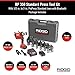 RIDGID 67053 RP 350 ProPress 8-Piece Pressing Tool Kit with 18-Volt Battery, Charger, 4 ProPress Press Tool Jaws (1/2