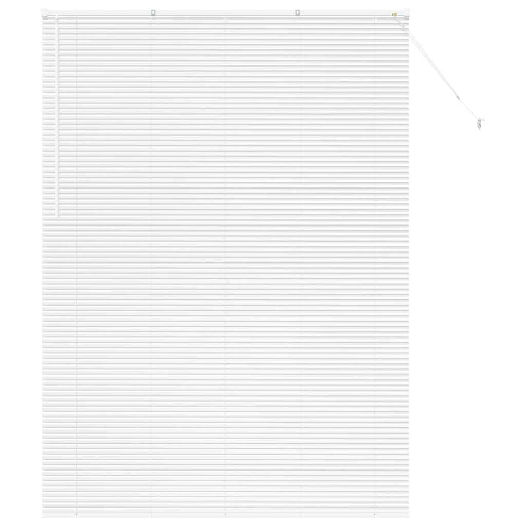 vidaXL Venetian Blinds White 220 x 160 cm Aluminium