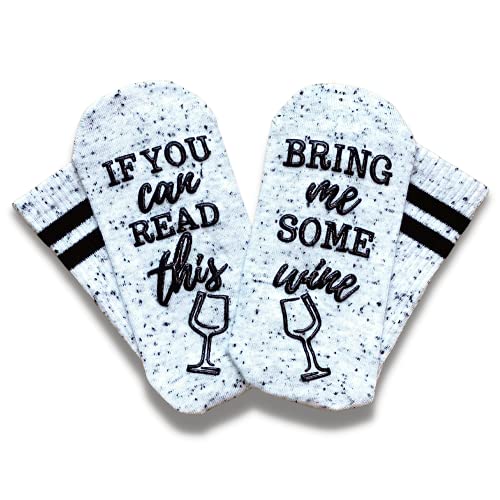 Boutique Crew Socks for Women | Soft Fuzzy No Slip Grip Soles | Birthday Gift or Christmas Present Stocking Stuffers