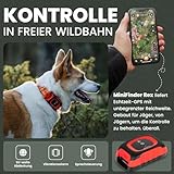 MiniFinder Rex GPS-Tracker für Jagdhunde - Echtzeit-Ortung per App, wasserdicht & robust, Langstrecken-Hundetracker für Wildschwein- und Hirschjagd