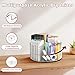 Absonic Acrylic Pen Holder Pencil Organizer, 360-Degree Rotating Pencil Holder, Crayon Organizers for Kids Marker Organizer Caddy Art Supply Kids Desk Organizers for Office Home School