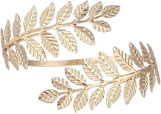 Leaf Arm Cuff Upper Arm Band Cuff Bracelets Gold Leaves Branch Armlet Boho Bangle Bracelet Adjustable Armband Jewelry Accessories for Women Girls