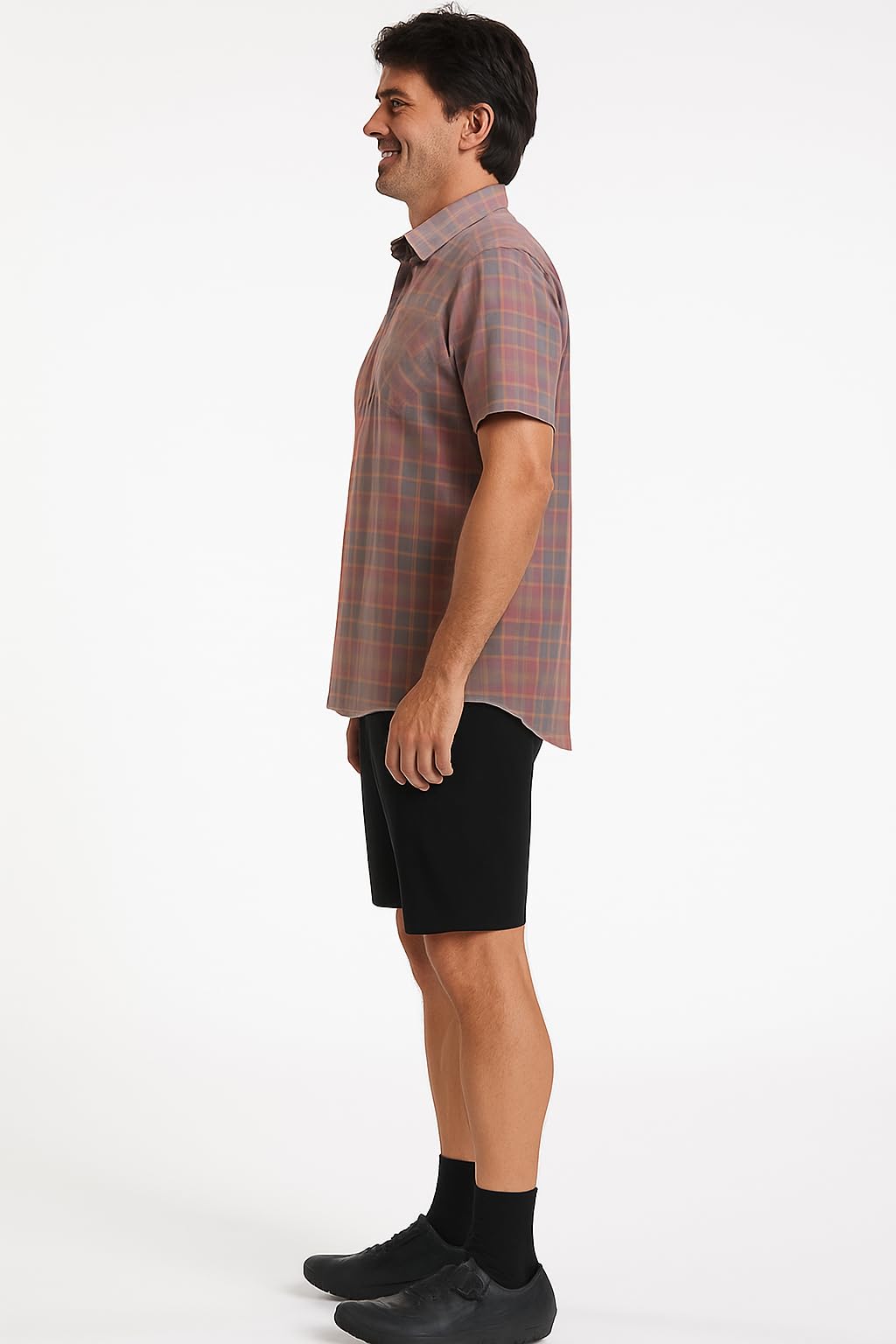 Club Ride Herren Casual Hemd mit Button-Down-Kragen