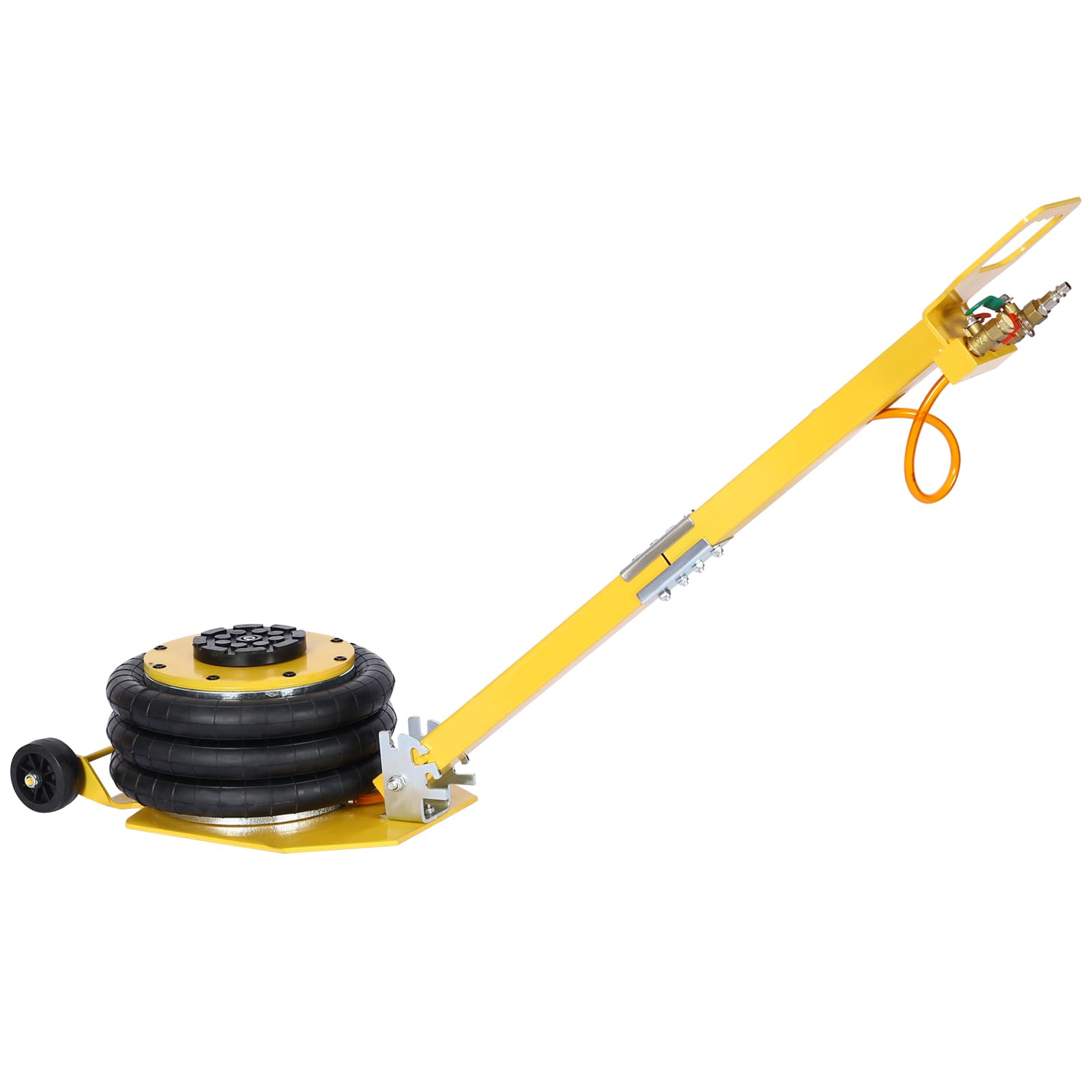 3T Triple Bag Air Jack,Pneumatic Jack 3 Bag,Lifting 16in Capacity 6600lbs,Easy-Collapsing Terrain,Yellow Color
