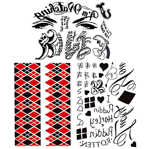 Kotbs 3 Sheets Halloween Temporary Tattoos For Women Men, Waterproof Fake Tattoo Stickers For Kids School Show Halloween Costume Accessories And Parties #TOP5