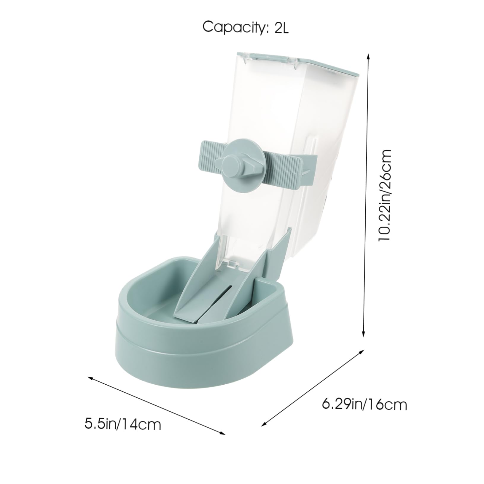 BESPORTBLE Automatic Pet Bowl Dog Food Dispenser Pet Bowl for Puppies Easy to Clean and Sturdy Hanging Feeder