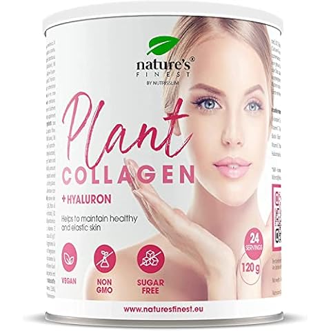 Nature's Finest by Nutrisslim Plant Collagen | with hyaluronic Acid for Healthy Skin and to Stimulate The Natural Production of Collagen | Without Added sugars | Ideal for Vegan and Vegetarian Diet Cover