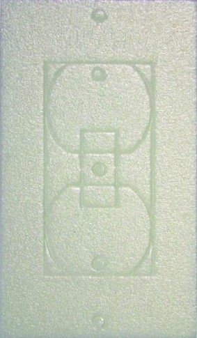 Tradegear Wall Plate Insulation Gasket 100 Pack, Wall Gasket Replacement Made With Weatherproof, Polyethylene Insulating Foam – Energy Saving, One Size Fits All Design #TOP1