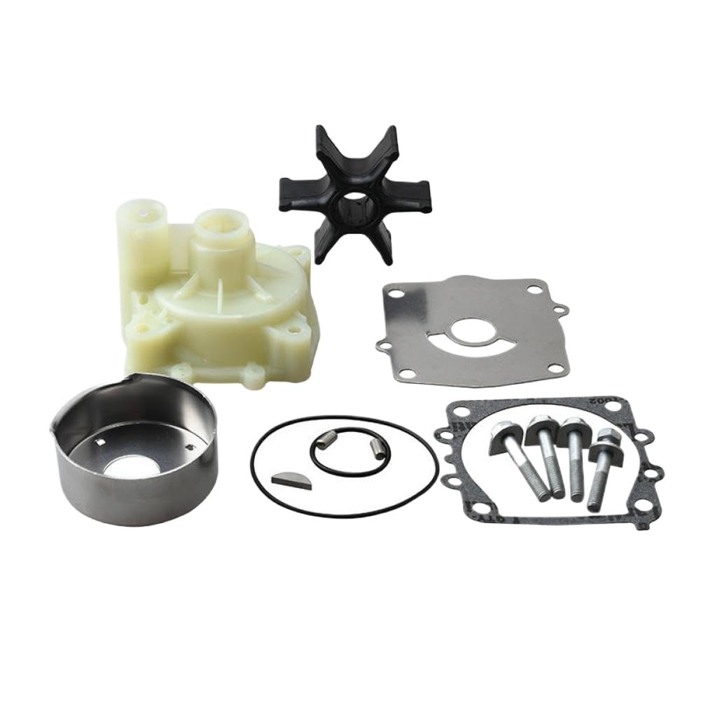 Kit di riparazione girante pompa acqua con alloggiamento 61A W0078 compatibile con motore per barche a 2 tempi 4 tempi 150 175 200 250HP