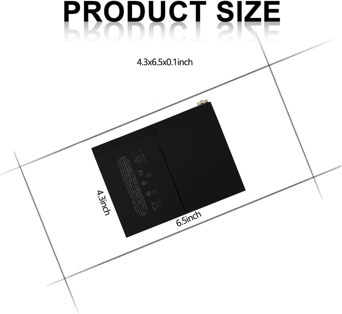 A2288 A2316 Battery Compatible with iPad Air 10.9" 2020 4th Generation Gen 4 A2324 A2325 A2072 iPad 13.1 13.2 MYFN2LL/A MYFM2LL/A MYFT2LL/A MYHY2LL/A MYGX2ZP/A EMC 3570 3571 28.93Wh