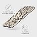 BURGA Phone Case Compatible with Samsung Galaxy S21 Plus - Hybrid 2-Layer Hard Shell + Silicone Protective Case -Black Polka Dots Pattern Nude Almond Latte - Scratch-Resistant Shockproof Cover
