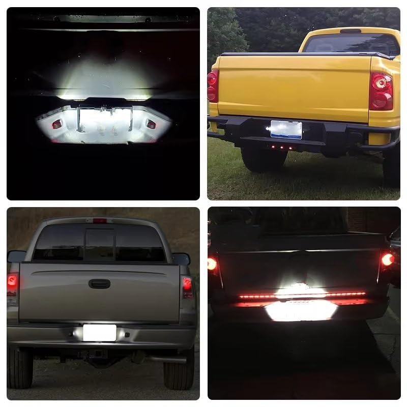 Luz de matrícula para renovar parachoques de Dodge Dakota 1997 a 2010 set doble 6