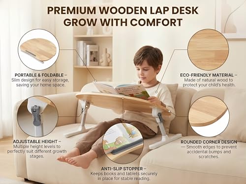 Lfilembo Toddler Reading Desk, Height Adjustable and Tiltable — view 4