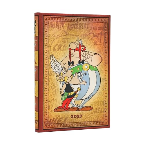 Portada de Agenda 2027 S/v Apaisada Mini Paperblanks Astérix y Obélix