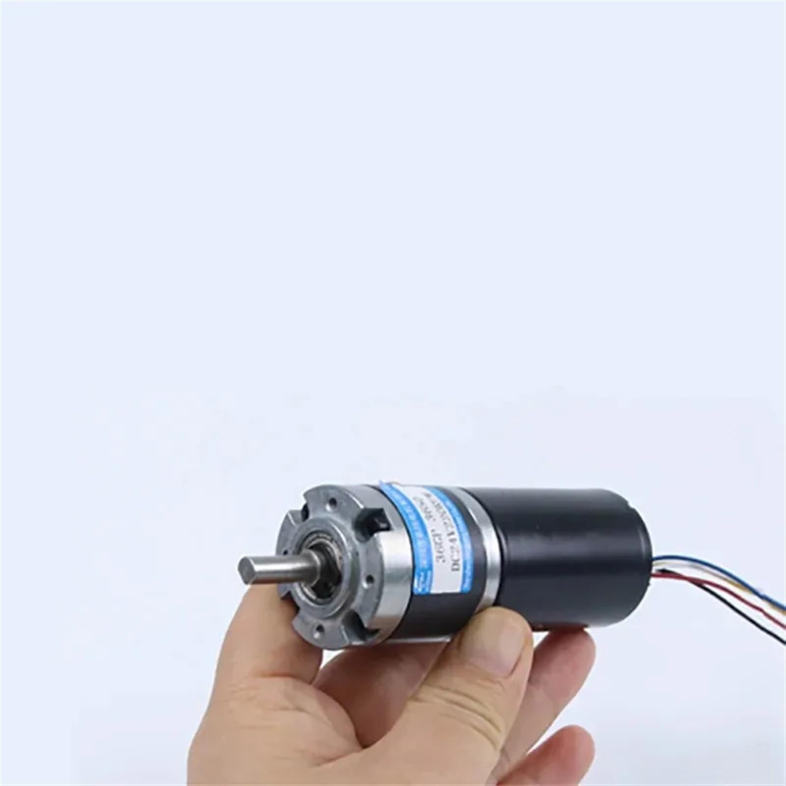 JJHQOKYNA 12V 24V 36mm DC Planetary Gear Motor 5-Wire Without Brake Brushless Adjustable Speed Can CW CCW Motors 36GP-3650(24V Motorand bracket,16RPM 6MM)