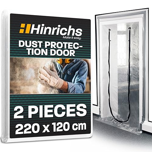 Hinrichs Dust Door Cover with Zip, 220x120cm