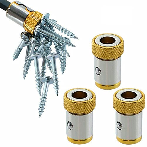 Anneau magnétique universel, anneau de tournevis magnétique amovible S2 en alliage pour embouts de tournevis à tige de 6,35 mm Cover