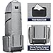 Linjinx Heavy-Duty Oxford Golf Travel Bag with Rolling Wheels, Padded Golf Club Travel Case for Safe Transit Gray One Size