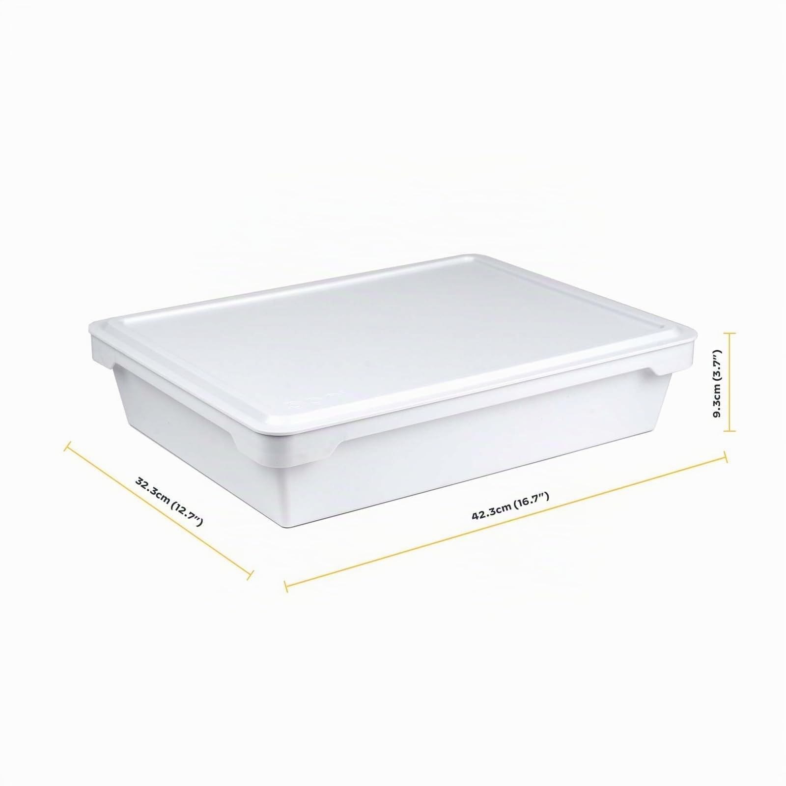 Ooni Pizzateig-Gärschalen, zwei stapelbare Boxen, passend für 12 x 250 g Teigbälle, Pizza-Zubehör, Teigschutzbehälter, Aufbewahrung