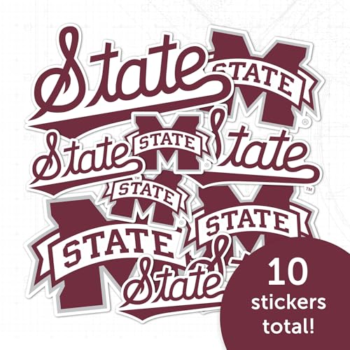 Sticker bouteille d'eau résistant MSU Bulldogs pour personnaliser vos objets