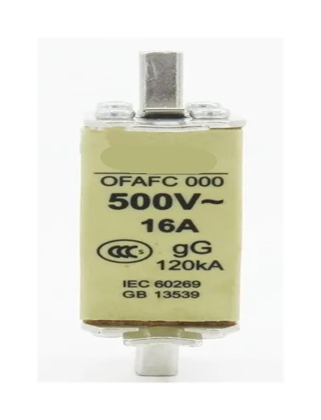 Fusible OFAFC000 500V 16A 120KA basse tension pour cartouche industrielle NH000