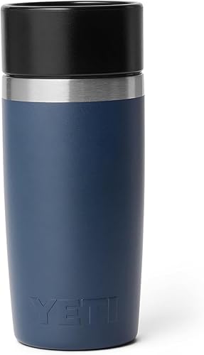 Miniatura 7 de YETI Rambler - Botella de viaje de 12 oz, acero inoxidable, aislada al vacío con tapa impermeable para viajeros, azul marino