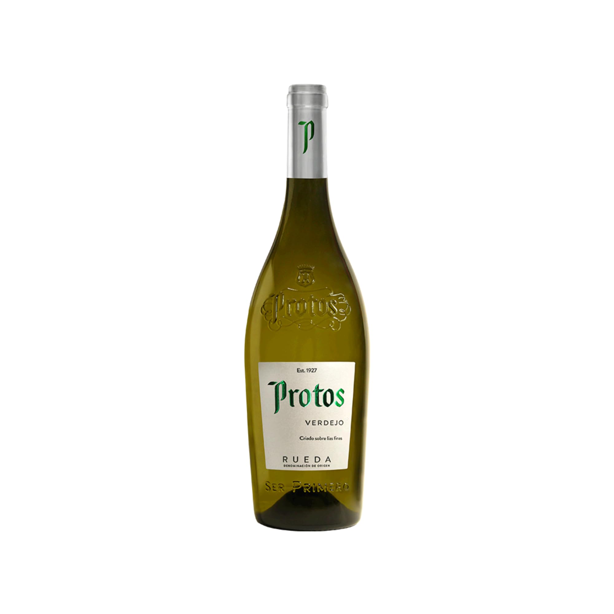 ENOVINOS Cesta Gourmet Regalo Navidad Empresas, Familia y Amigos - Caja con Vino Vino Blanco Protos Verdejo, Tarima Mediterraneo y Panettone Antonella Chocolate