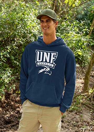 CreateMyTee | UNF Ospreys Hooded Sweatshirt University of North Florida Apparel Mens/Womens Hoodie3