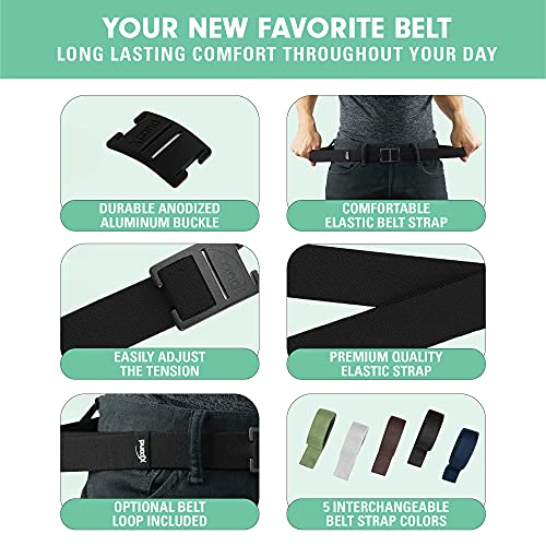 Xpand Explorer Belt No-Show Invisible Elastic Belt w/Slim Aluminum Buckle4