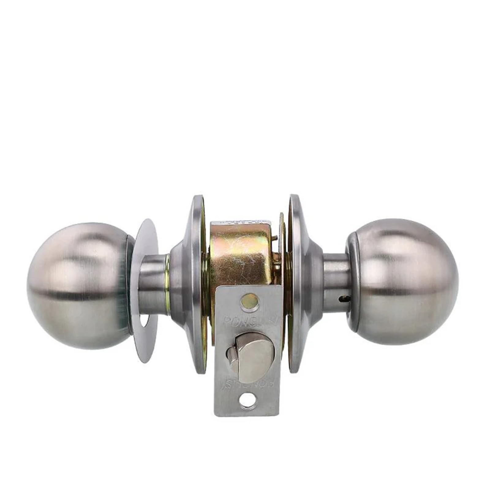 Poignée de porte ronde rotative en acier inoxydable 5791 de 70mm sécurisée