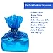 FIESTA WRAPS 200 ft Blue Cellophane Wrap Roll (16 in x 200 ft) - Transparent Colored Wrap for Gift Baskets - Blue Cellophane Paper for Crafts and Wrapping