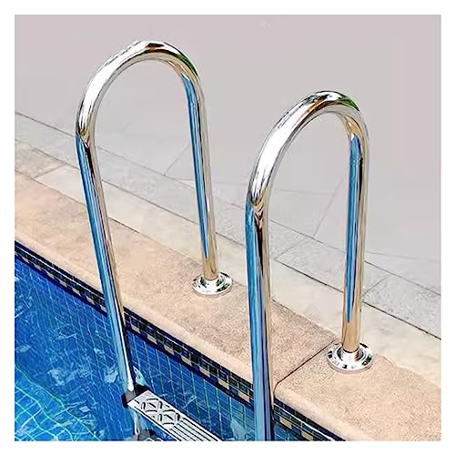 Escalera para piscina de acero inoxidable antideslizante 2/3 peldaños