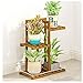 Supports pour Plantes en Bois Massif Peuplement Durable Diverses Plantes en Pot Brun Convient pour Le Salon Balcon Chambre Jardin Magasin De Fleurs