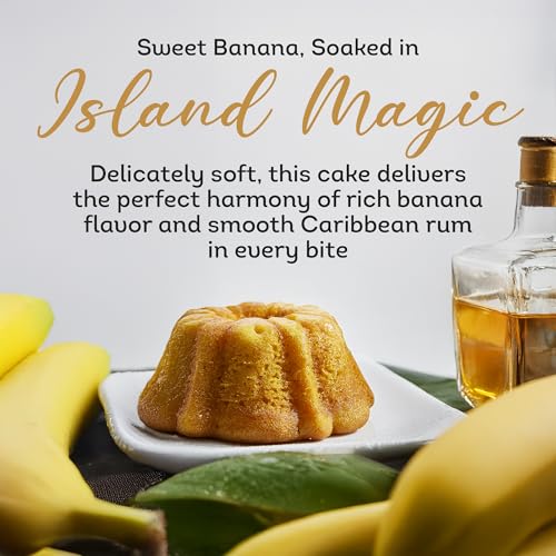 image for TORTUGA Caribbean Banana Rum Cake - 32 oz Rum Cake - The Perfect Premi