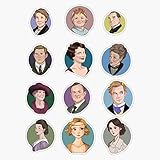 Downton abbey essential Bumper Sticker Vinyl Decal 5 inches