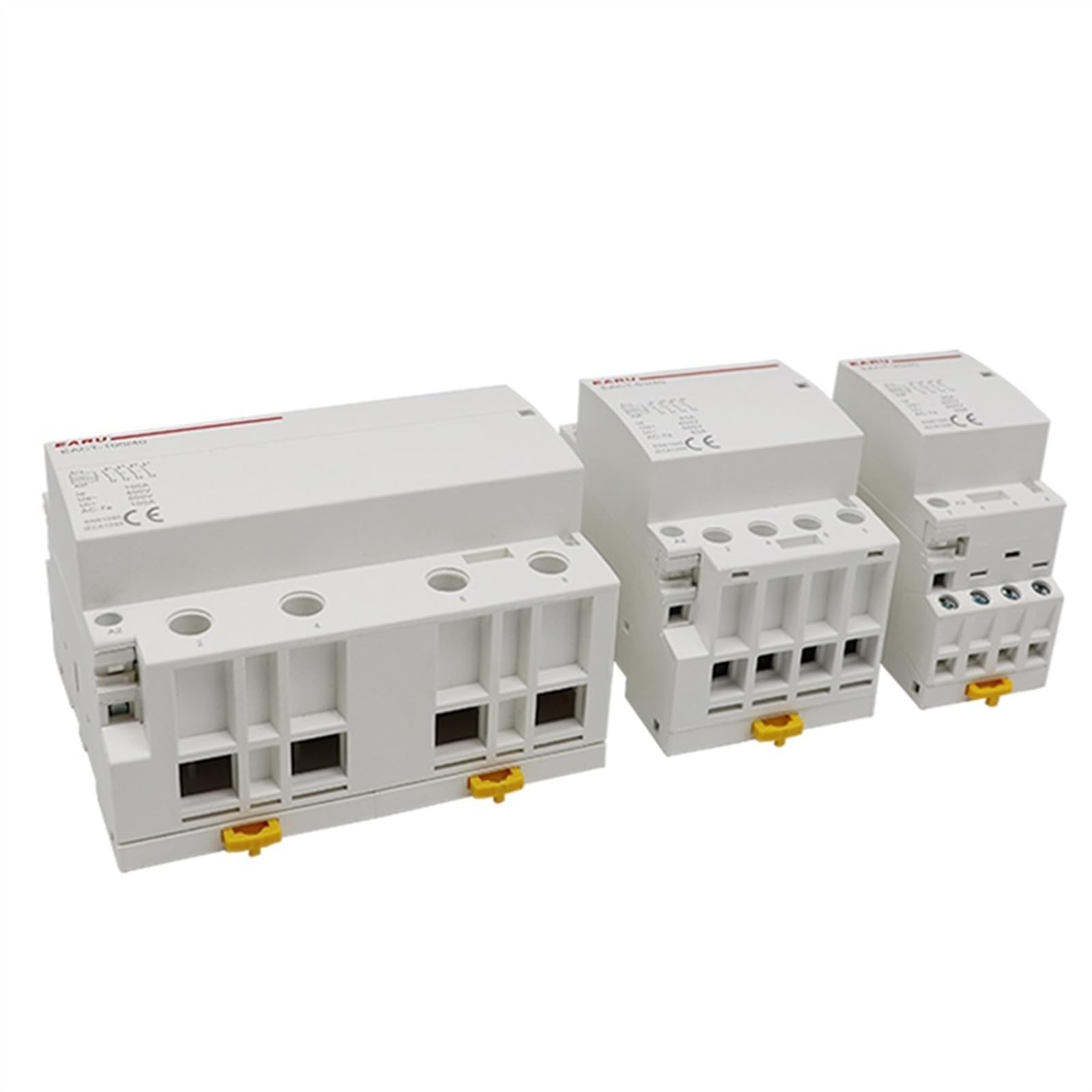 Domowy przełącznik stycznika modułowego AC 4P 16-100 A, AC 110 V 50/60 Hz, na szynie DIN, 4NO 4NC 2NO 2NC(32A-4NO)