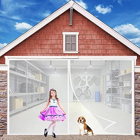 AMZBSGD Magnetic Mesh Curtain for Doors Cover