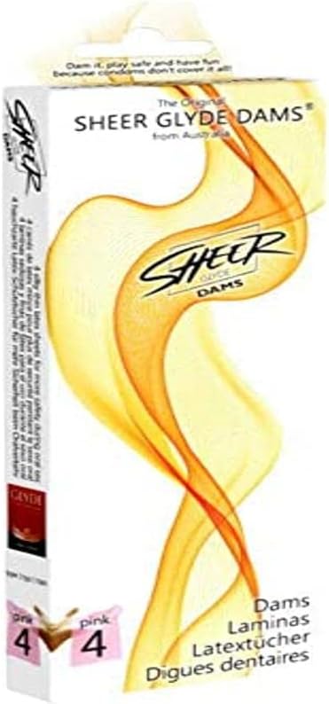 Sheer Glyde Dams Pink/Strawberry, 4's Retail Pack