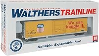 Vista 3 de Walthers Trainline Boxcar aislado listo para funcionar-Union Pacific(R) 931-1805 HO Scale Model Railroad - Modelo de carga