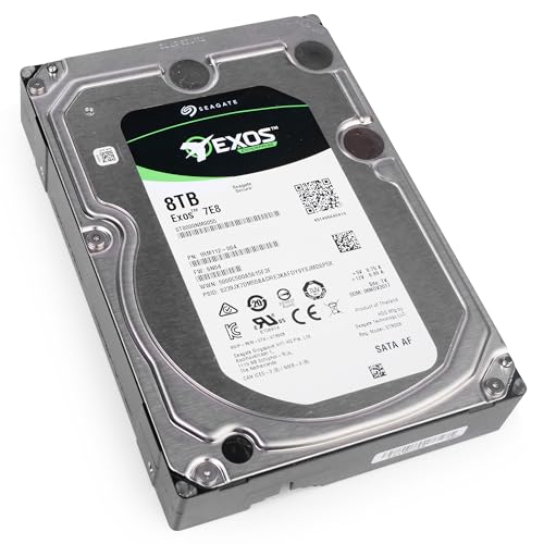 Image of Seagate Exos 7E8 8TB 512e SATA 256MB Cache 3.5-Inch Enterprise Hard Drive (ST8000NM0055) (Renewed)
