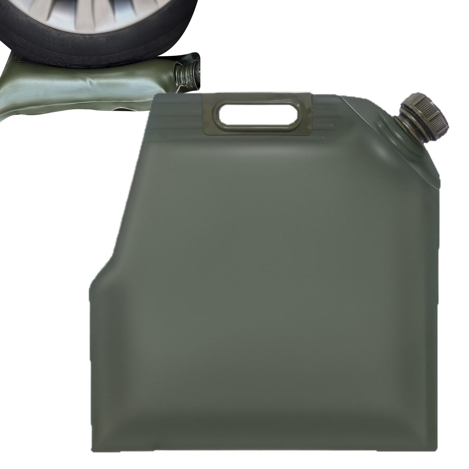 Tanque de Gasolina con Vejiga A Prueba de Fugas, Portátil y Plegable | Almacenamiento y Transporte de Combustible Motos, Sedanes, RV, SUV, Viajes por Carretera, Camping, Aventureros, Pesca,