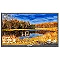 SYLVOX 43 inch Outdoor TV, Smart TV Compatible with Google Waterproof 4K LED Outdoor Television with Dual Speakers, Support Bluetooth & Wi-Fi, Deck Pro 2.0 Series Suitable for Partial Sun Areas